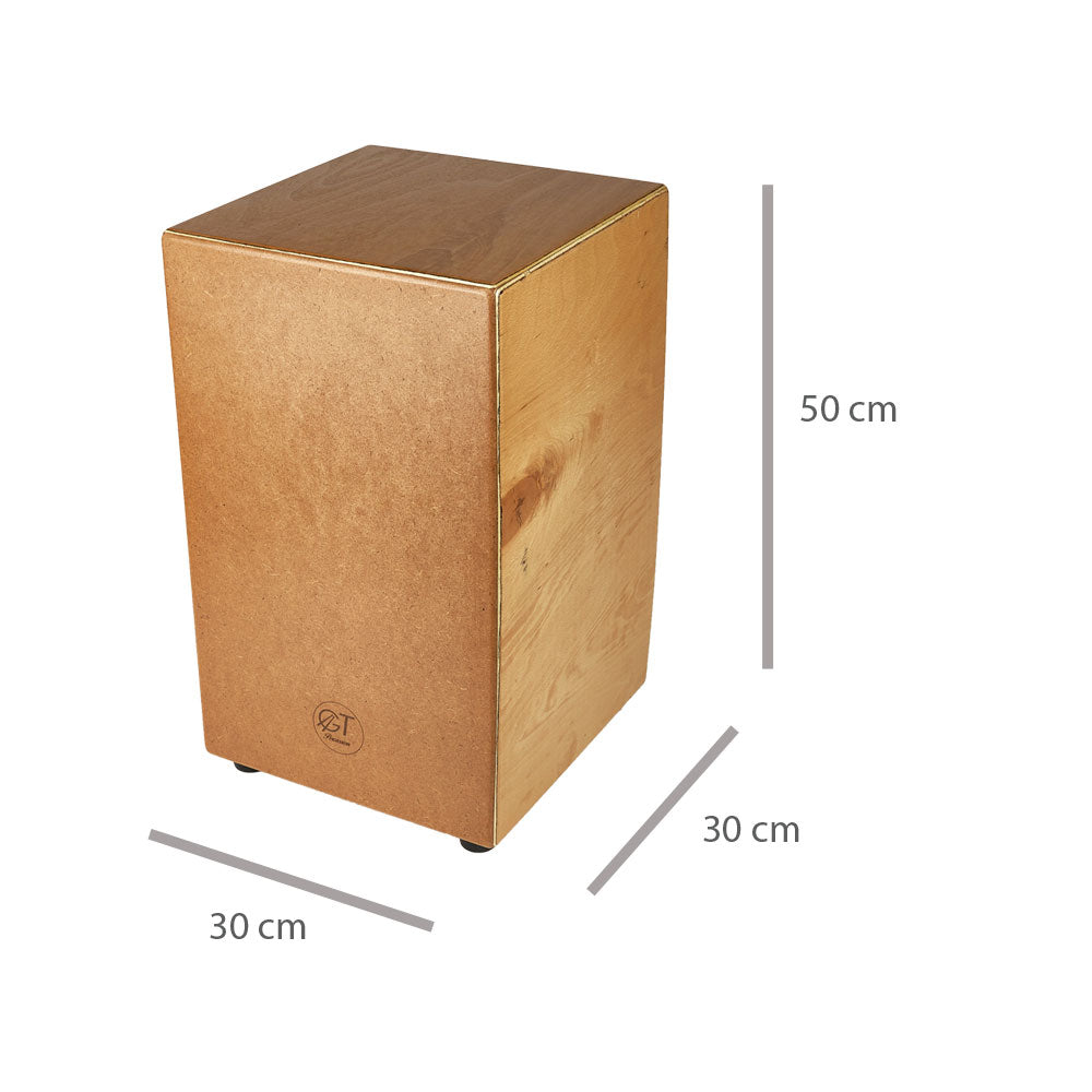 Classic Handmade Cajon — 3 mm MDF Tapa, 6 mm Beech Body (30×30×50 cm)