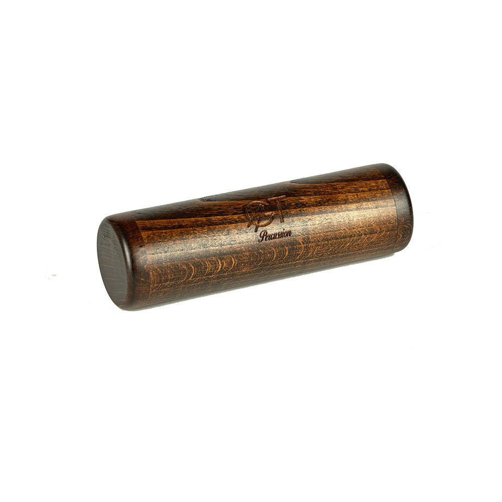 Walnut Wooden Cylinder Shaker (15.5 cm) — Handmade Soft-Tone Percussion