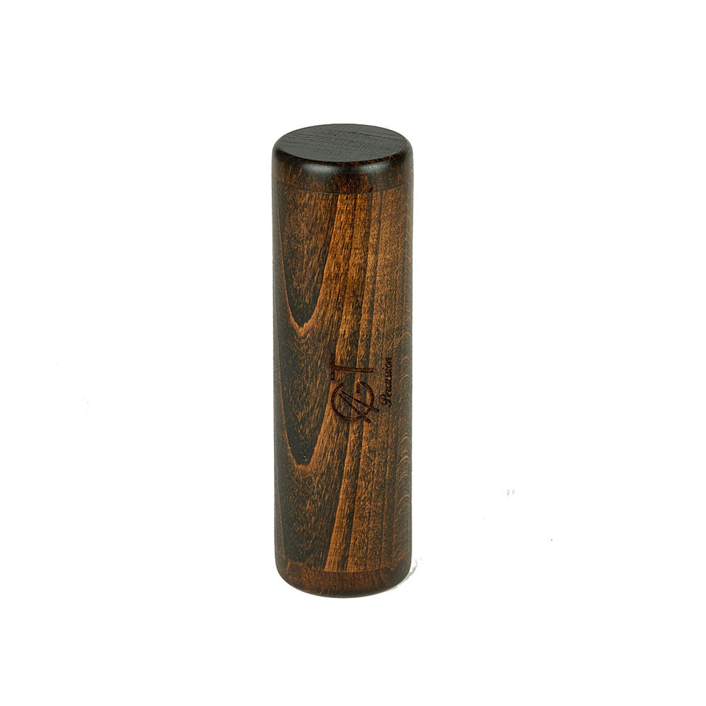 Walnut Wooden Cylinder Shaker (15.5 cm) — Handmade Soft-Tone Percussion